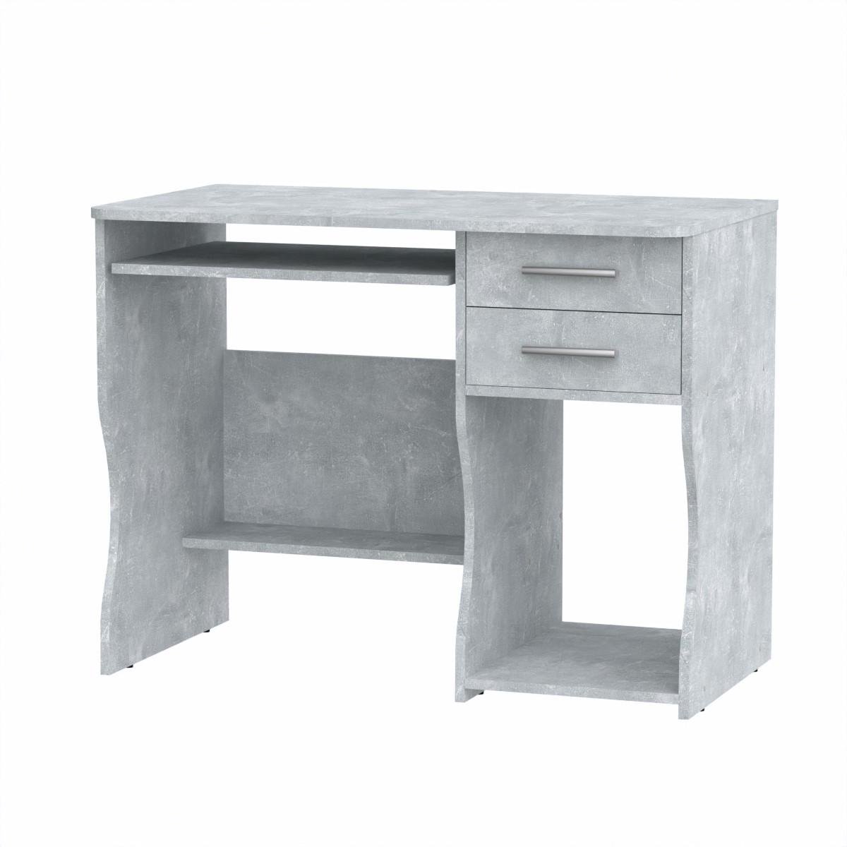 Стіл комп'ютерний Компаніт СКМ 7 100х55х76,6 см Бетон (66f00be2e46f9163b5262a34)