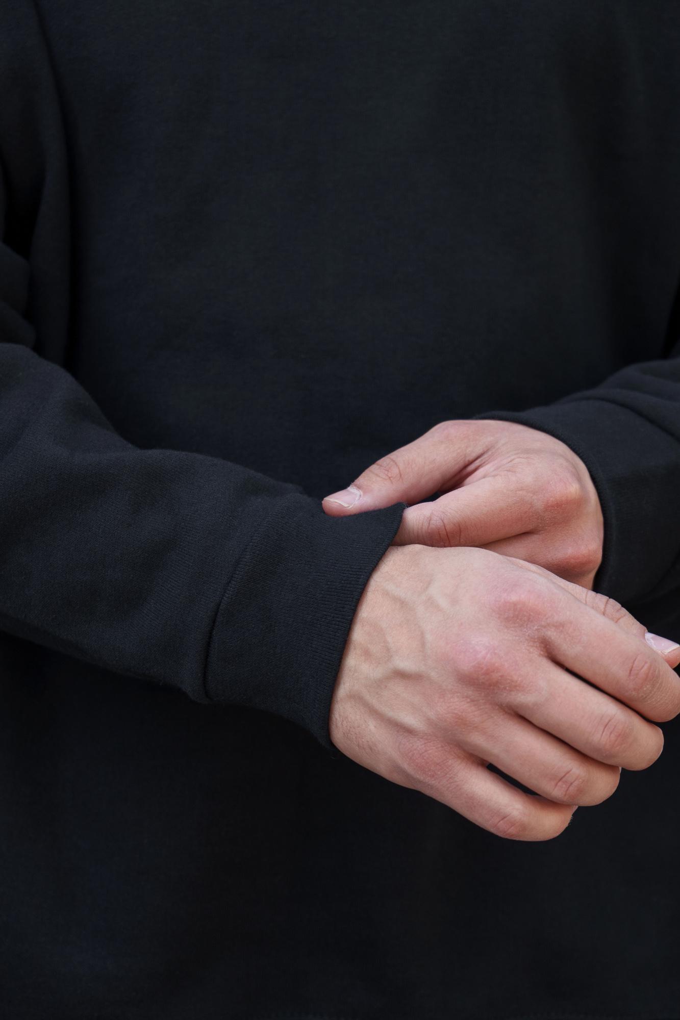 Свитшот оверсайз с принтом Without Greek S/M Black (S/M8055614) - фото 4 Свитшот оверсайз с принтом Without Greek S/M Black (S/M8055614) - фото 4