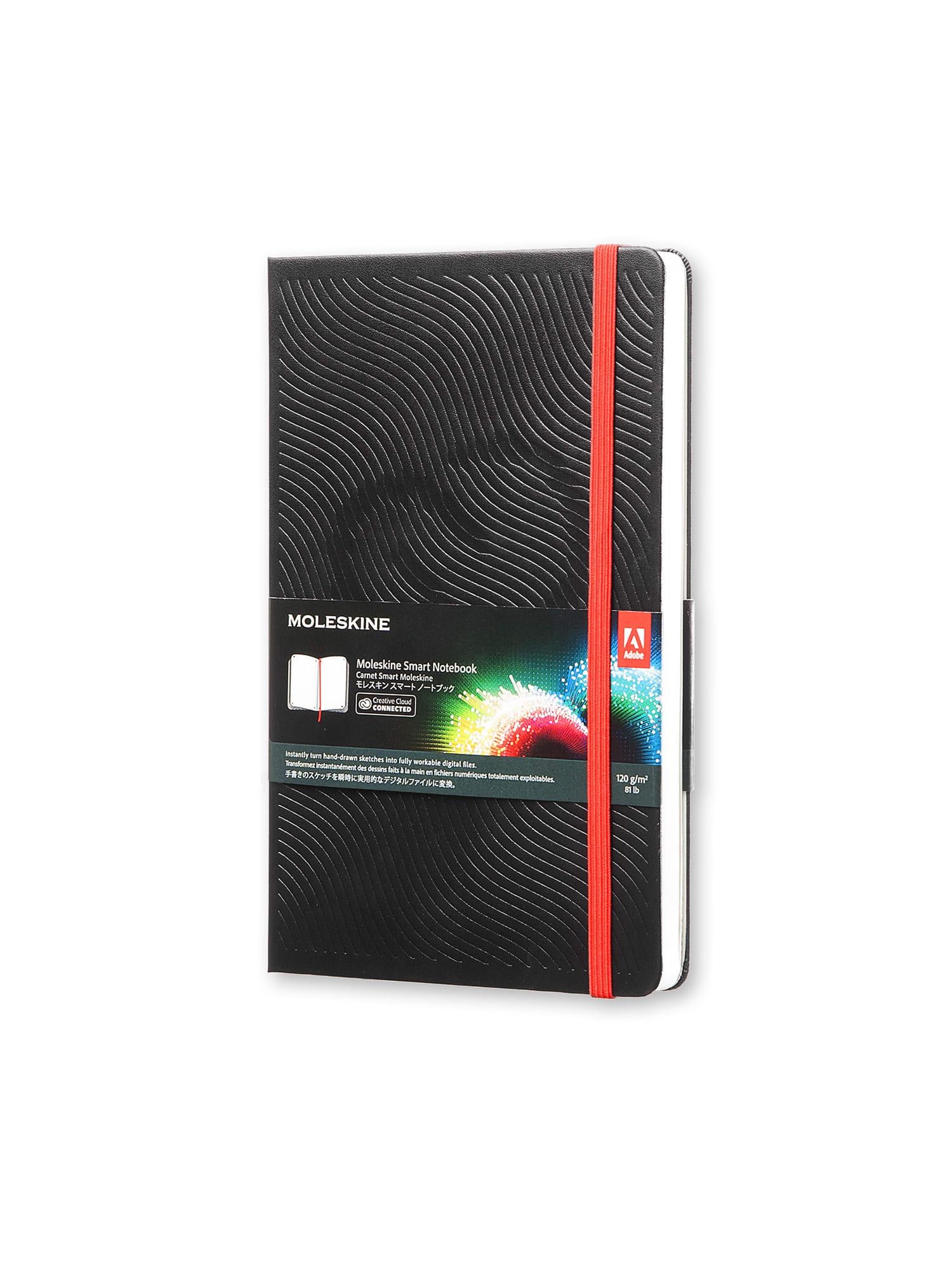 Блокнот Moleskine ADOBE средний/для очерков Черный (SKSMARTNTBKADBE01)