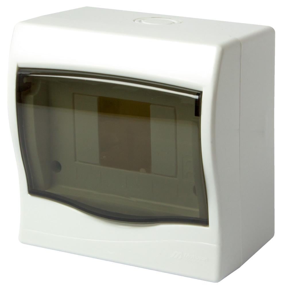 Щит розподільний E.NEXT e.plbox.stand.n.04mU 4 модулі пластик 150х145х65 мм Прозорий (s0290006u)