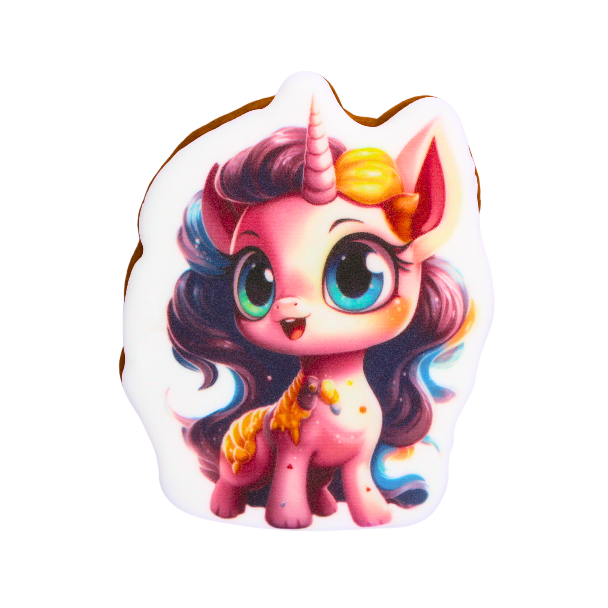 Пряник с принтом Крафт Печиво Единорог Big Eyes 45 г