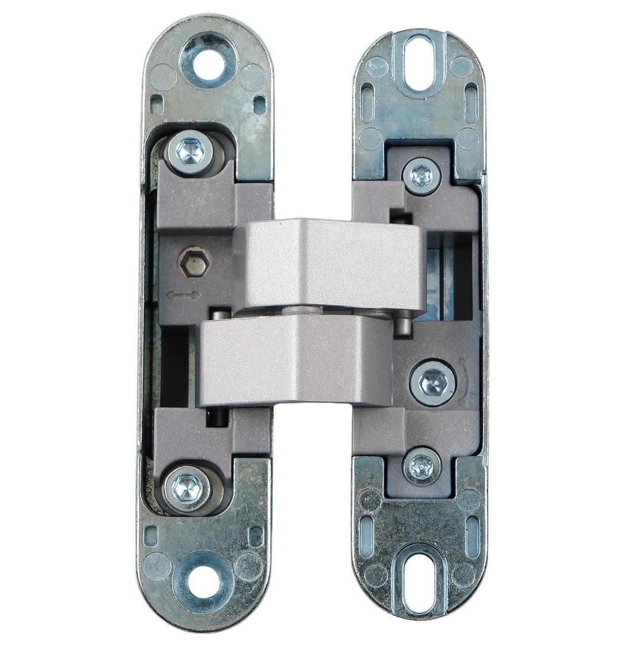 Петля скрытая Profitlock PL140 3D 24x110 мм для дверей 40 кг Хром матовый (PL140.SC) - фото 2 Петля скрытая Profitlock PL140 3D 24x110 мм для дверей 40 кг Хром матовый (PL140.SC) - фото 2