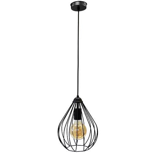 Подвесной светильник MSK Electric Kaplya NL-2229 в стиле лофт E27 40 Вт IP 20 Черный (1269247268)