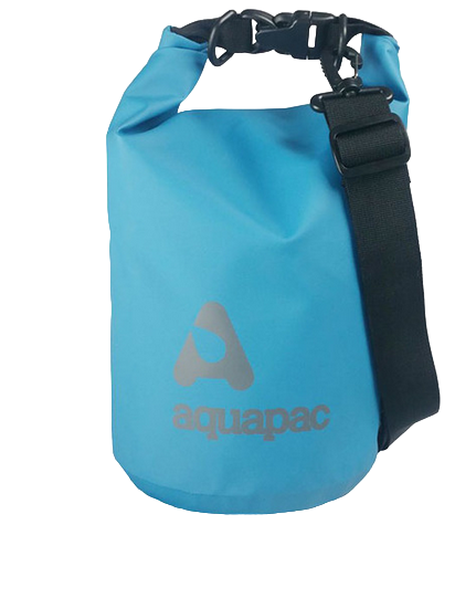 Гермомешок водонепроницаемый AQUAPAC 732 TrailProof Drybag с плечевым ремнем 7 л Blue