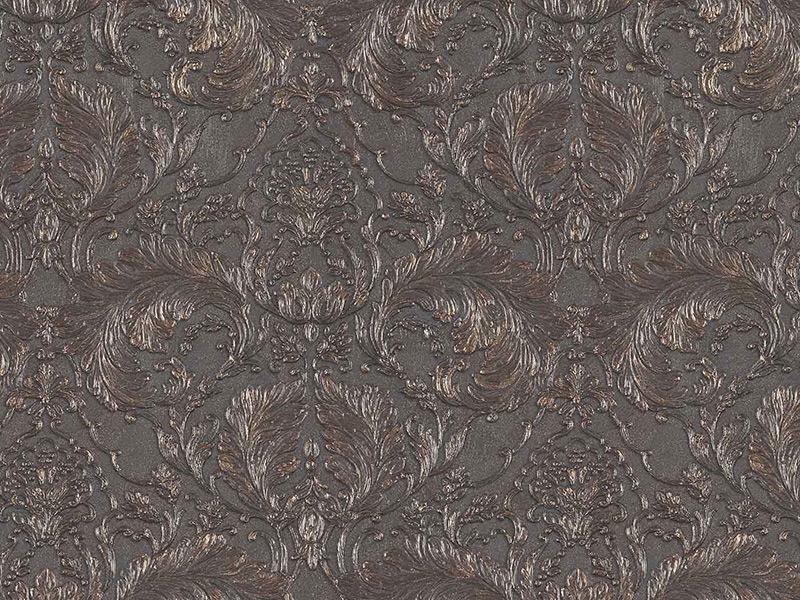 Виниловые обои Zambaiti Parati 1,06x10,05 м Коричневый (1035538)