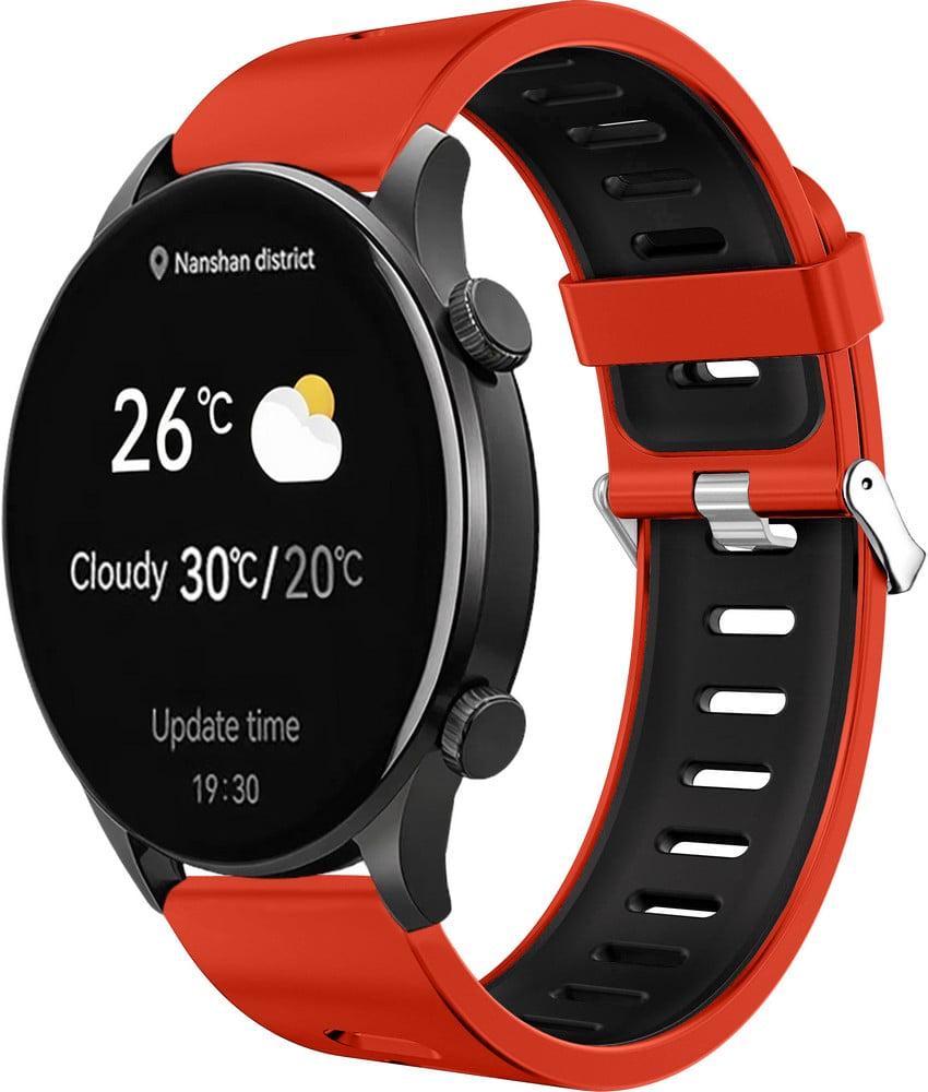 Ремешок Traf для смарт-часов Haylou Solar Plus RT3 LS16 Orange/Black (40739-47)