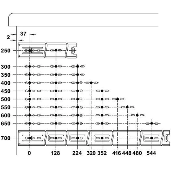 Напрямні кулькові NM Standart 45x250 мм (FNT87926) - фото 3 Напрямні кулькові NM Standart 45x250 мм (FNT87926) - фото 3