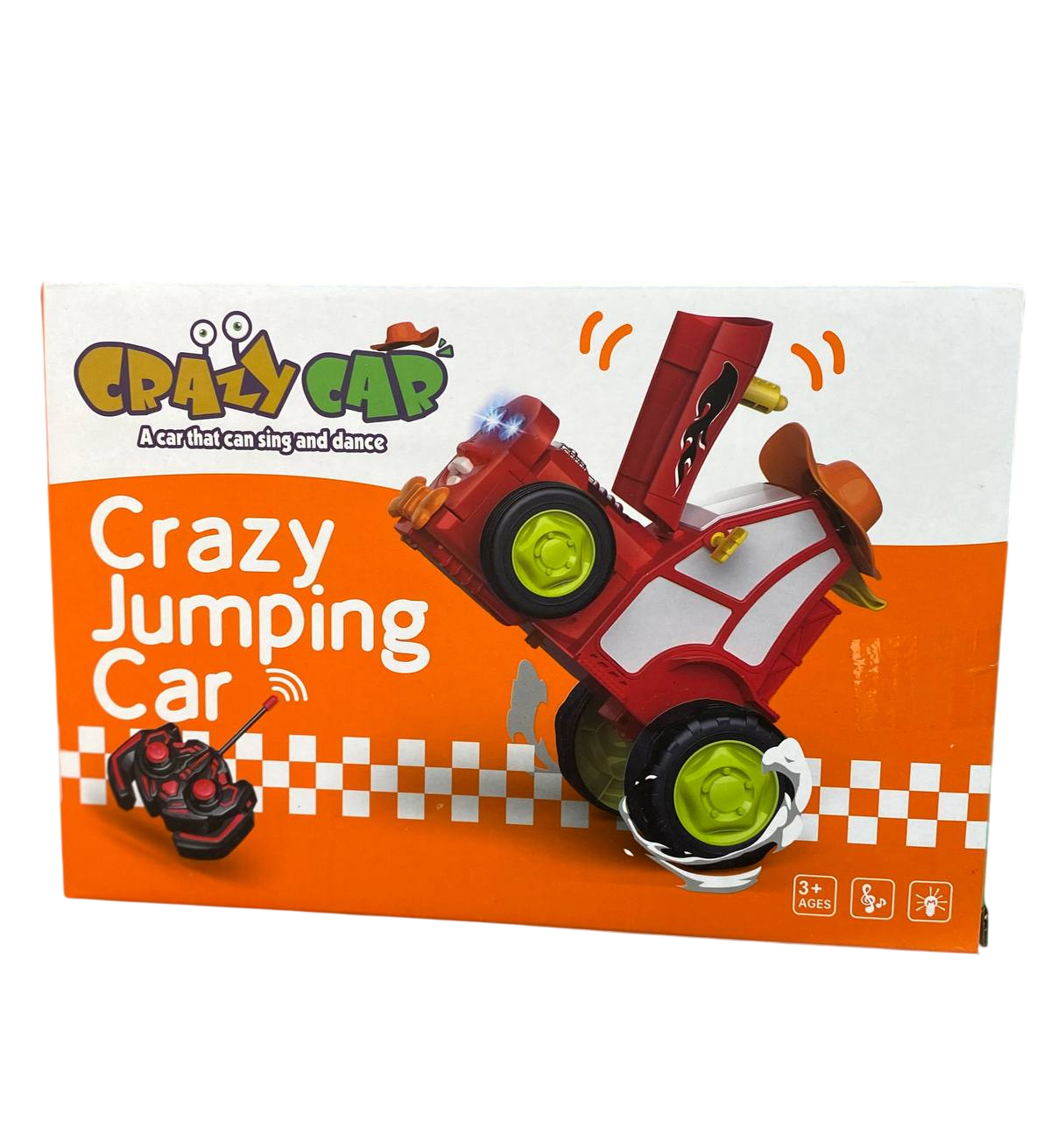 Радиоуправляемый танцевальный трактор Fun Game Crazy Jumping Car 2101А Безумный трактор Красный (2303393293)