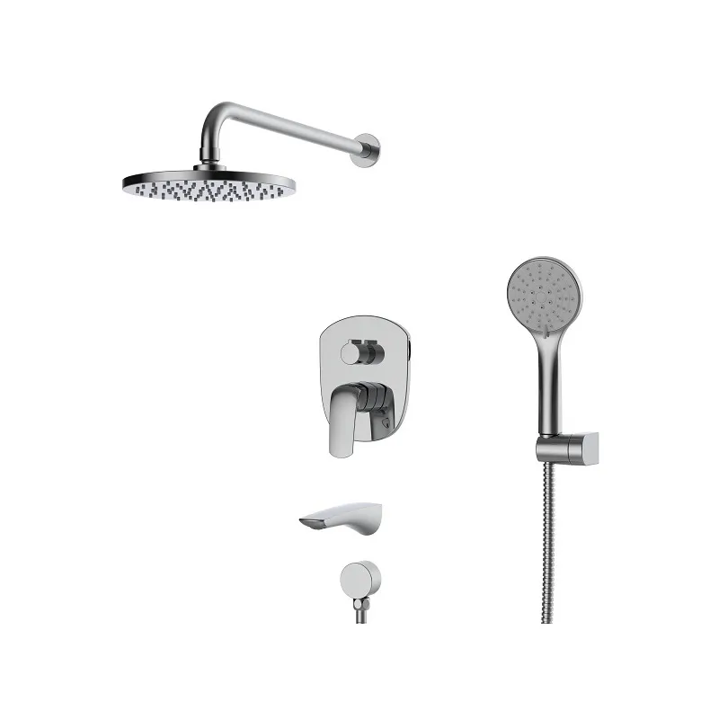 Душевая система встроенная со смесителем Koer KB-64008-01 Хром (KR3476)