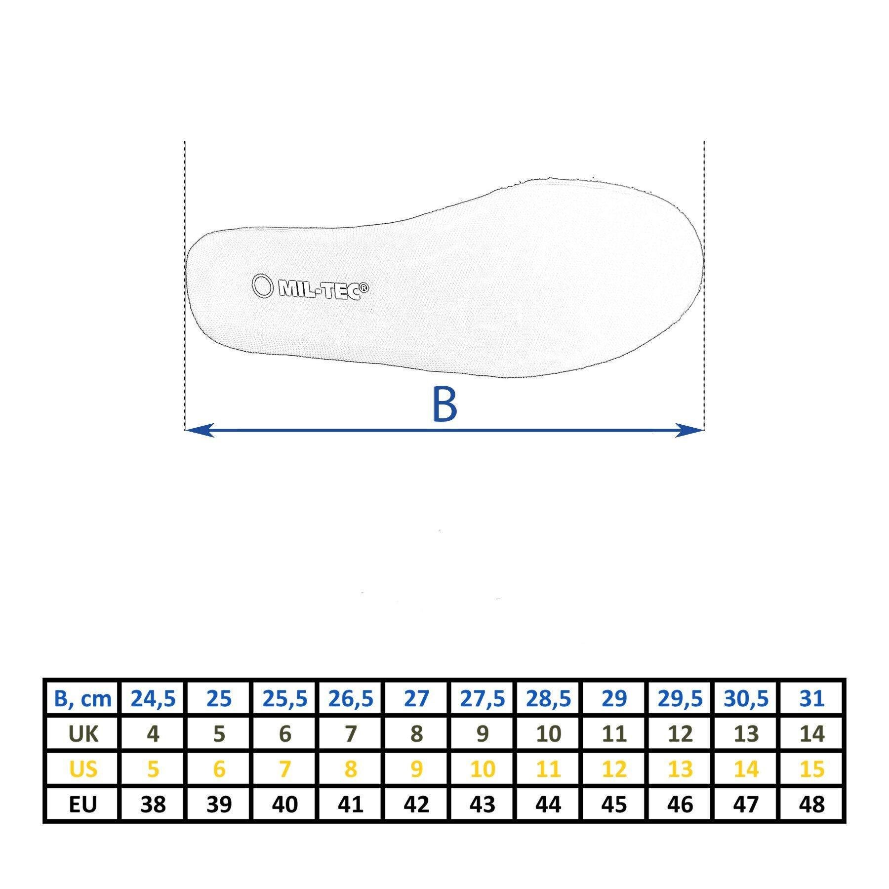 Кроссовки Mil-Tec р. 44 Койот (12823505-44) - фото 6 Кроссовки Mil-Tec р. 44 Койот (12823505-44) - фото 6