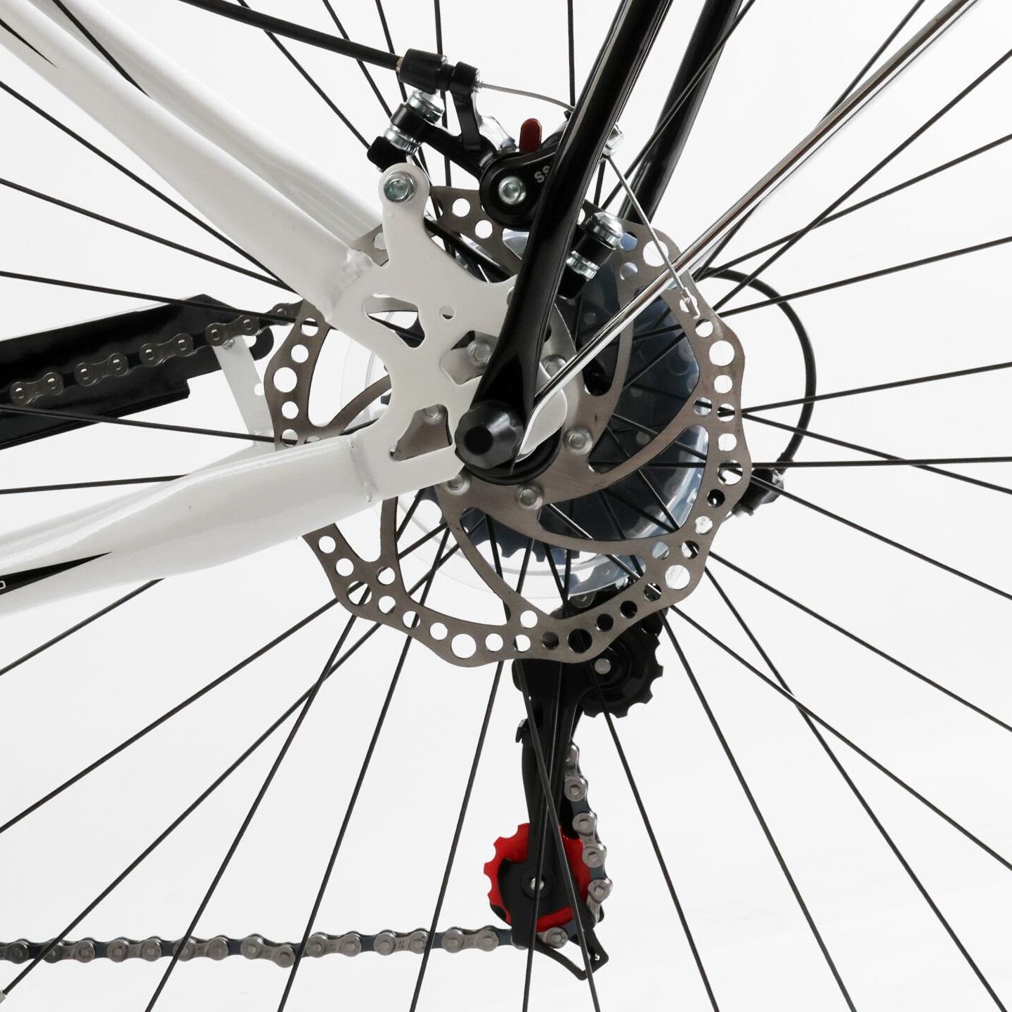 Велосипед городской Corso Liberty с корзиной и багажником рама 20"/28" Белый - фото 7 Велосипед городской Corso Liberty с корзиной и багажником рама 20"/28" Белый - фото 7