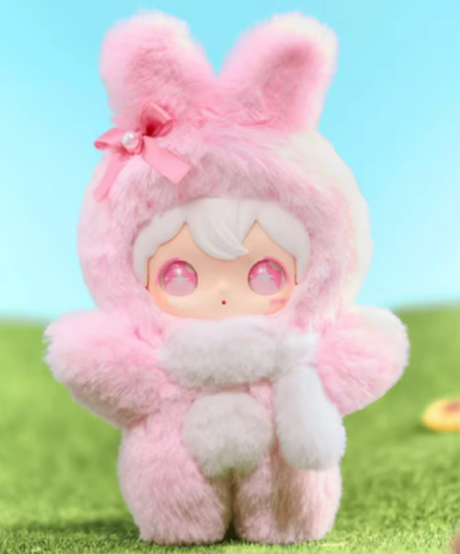 М'яка іграшка брелок-підвіска лялька Кролик 13 см Рожевий (2792731762)