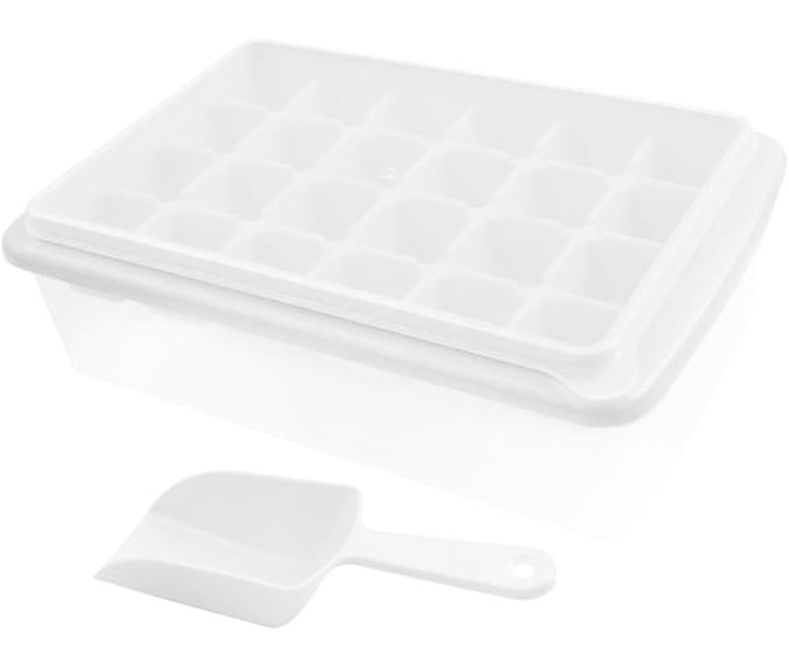 Форма для льда с контейнером и лопаткой Hoz Белый (MMS-R84608)