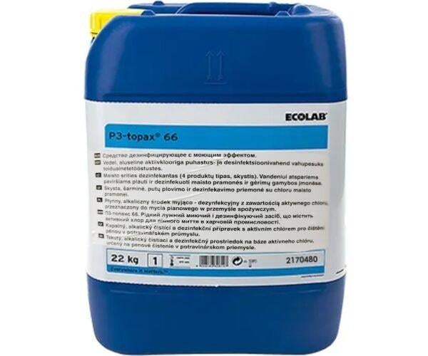 Дезинфицирующее средство с моющим эффектом Ecolab P3-Topax 66 22 кг (10197)