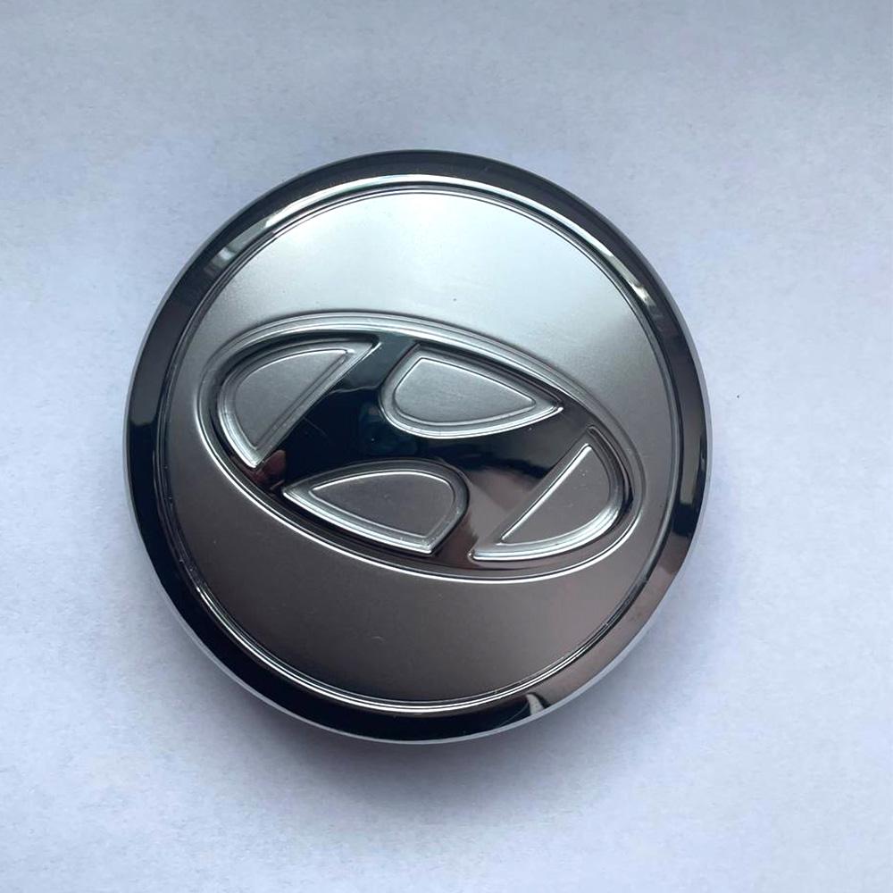 Заглушки дисков Hyundai 65 мм Хром (26551586)