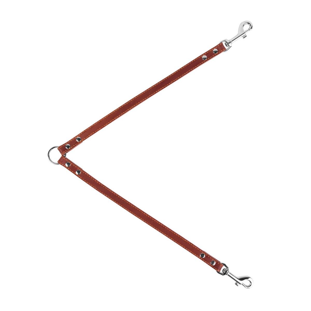 Поводок-спарка Collar 10 мм х 40 см Коричневый (00426 Col)