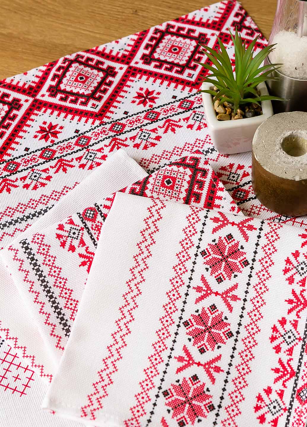 Салфетки Каравай 35х35 см 4 шт.