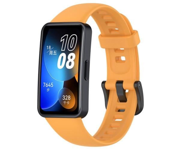 Ремешок для смарт-часов Silicone Huawei Band 8 Желтый Ремешок для смарт-часов Silicone Huawei Band 8 Желтый