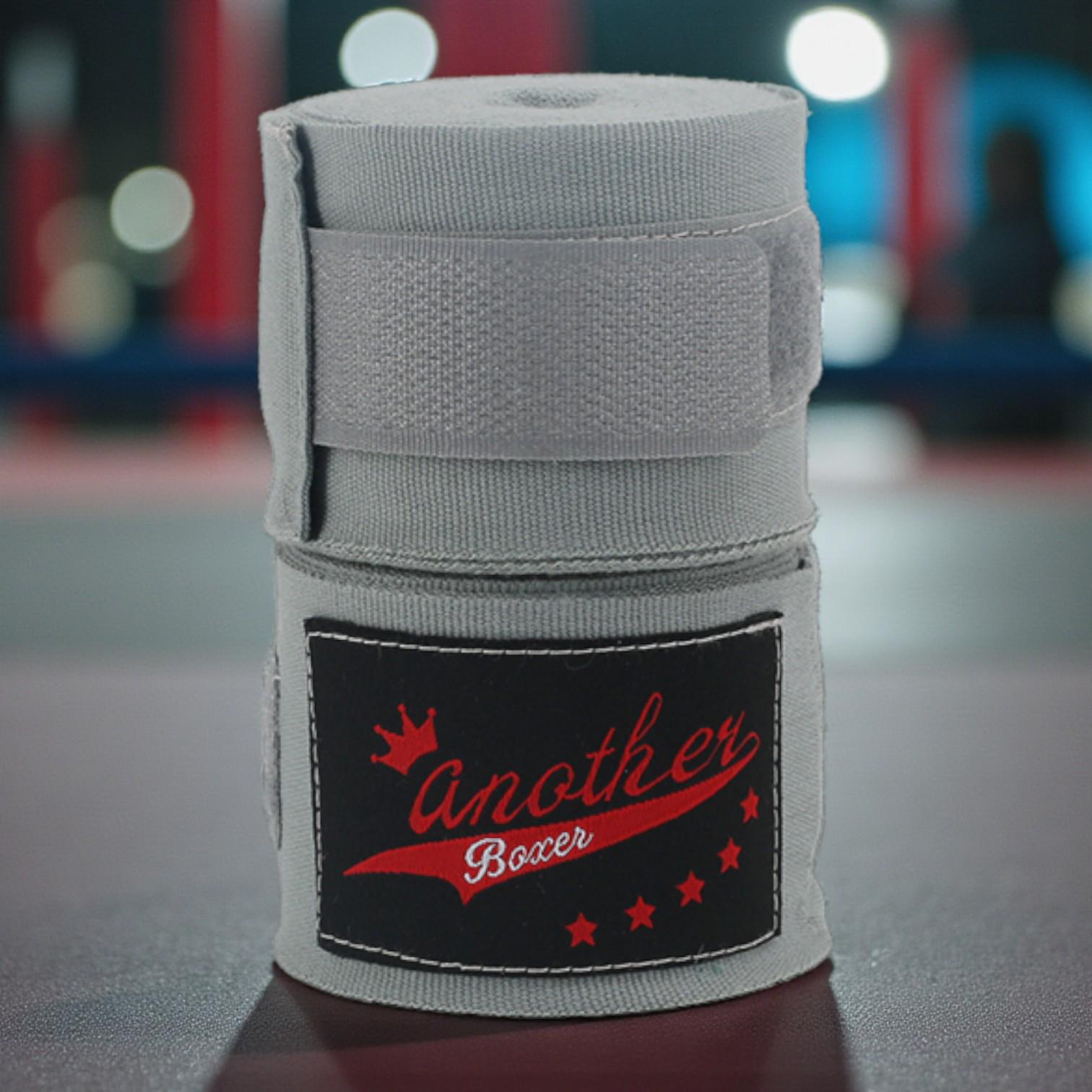Бинти боксерські Another Boxer під рукавички 3 м Сірий - фото 3