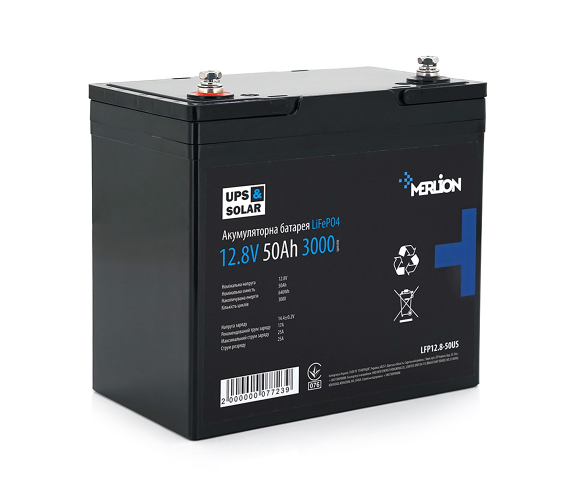 Аккумуляторная батарея Merlion LiFePO4 12.8V 50AH (1866639020) Аккумуляторная батарея Merlion LiFePO4 12.8V 50AH (1866639020)