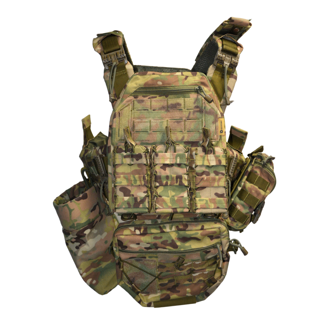 Плитоноска DFP GEN 4 с 9 подсумками Мультикам (9345) Плитоноска DFP GEN 4 с 9 подсумками Мультикам (9345)