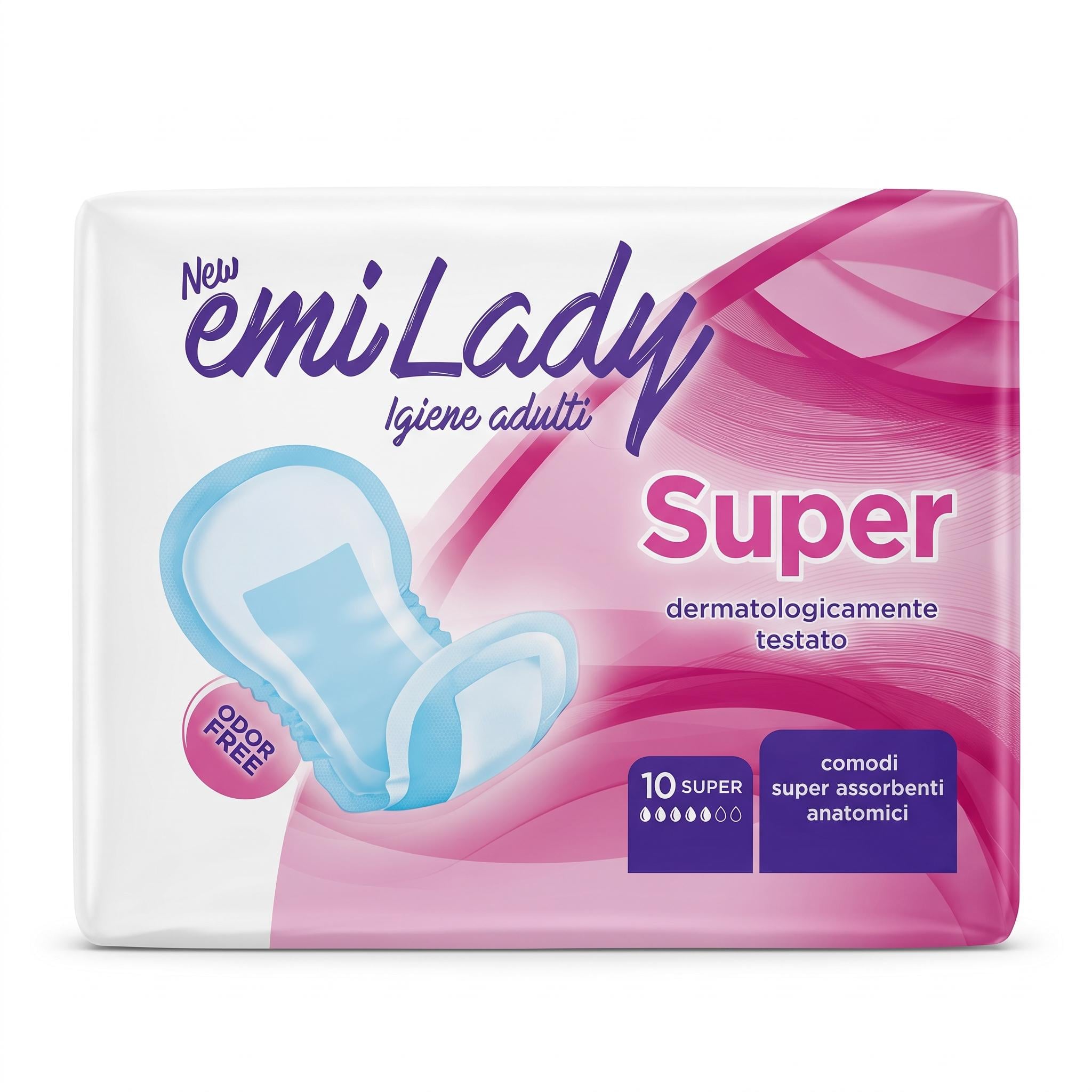 Урологические прокладки женские Emi Lady Super 5 капель 10 шт. (000007173) Урологические прокладки женские Emi Lady Super 5 капель 10 шт. (000007173)