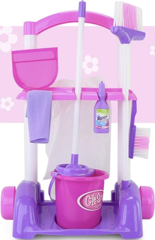 Детский игровой набор для уборки Little Helper Розовый - фото 5 Детский игровой набор для уборки Little Helper Розовый - фото 5