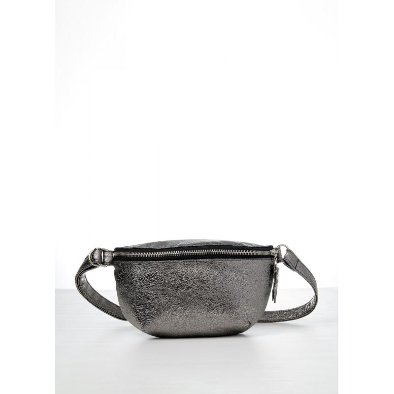 Сумка бананка Sambag Polo SQO 24x15x4 см Темное битое стекло