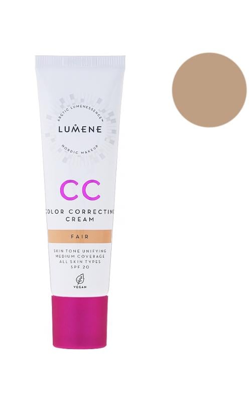 Тональний крем Lumene CC Color Correcting Cream SPF20 Fair (9584) - фото 1