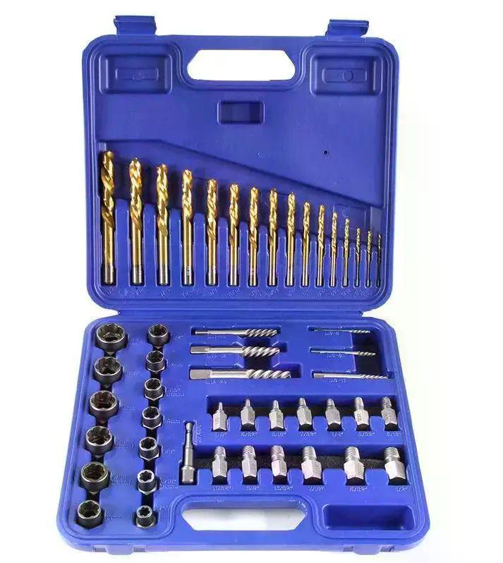 Набор экстракторов для выкручивания сломанных болтов и гаек Mar-Pol M58663 49 шт. (11016)