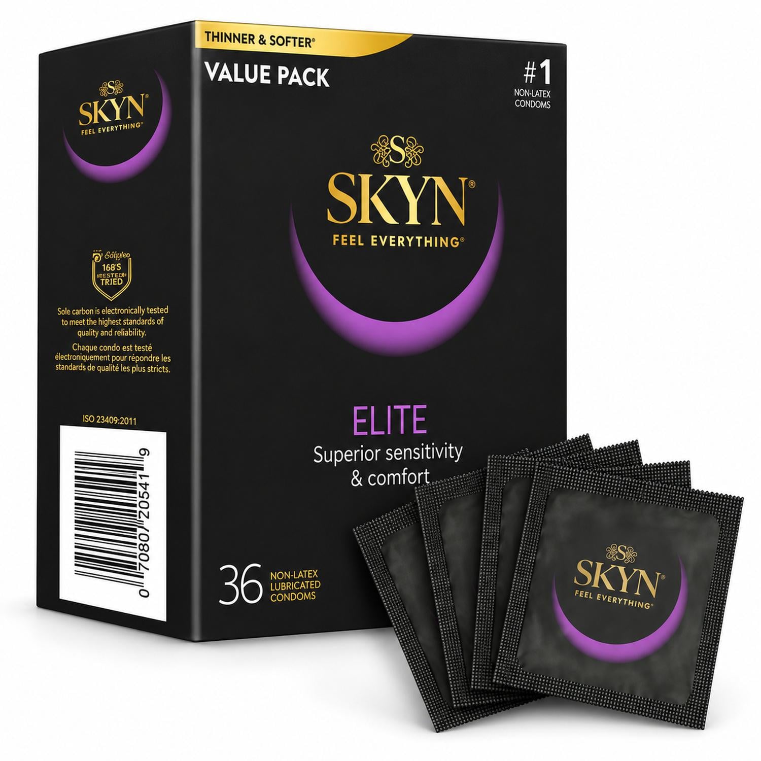 Презервативы SKYN Elite безлатексные ультратонкие полиизопреновые 40 шт. (3012799121)