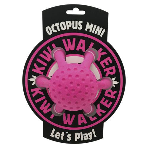 Игрушка для собак Kiwi Walker Осьминог 12 см Розовый (TPR-838)