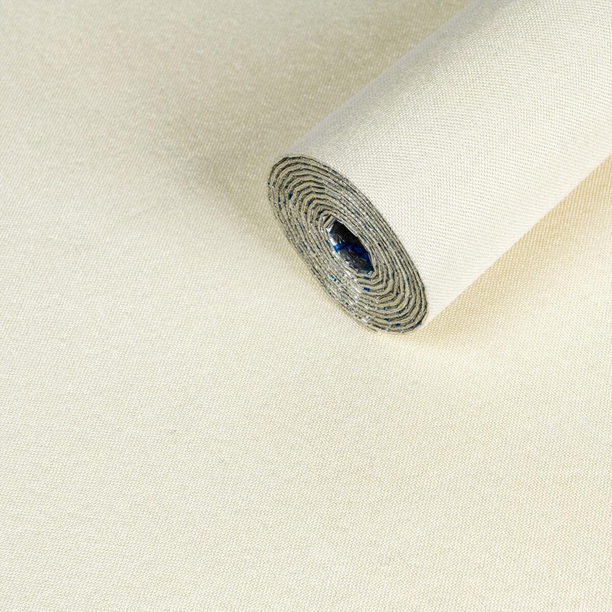 Обои самоклеящиеся льняные теплые 2800х650х2 мм Сливочный (SW-00001496)