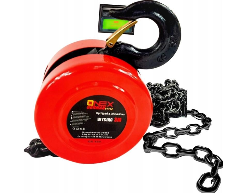 Таль цепная механическая Onex HSZ-C HSC 1 т 3 м (OX-459)
