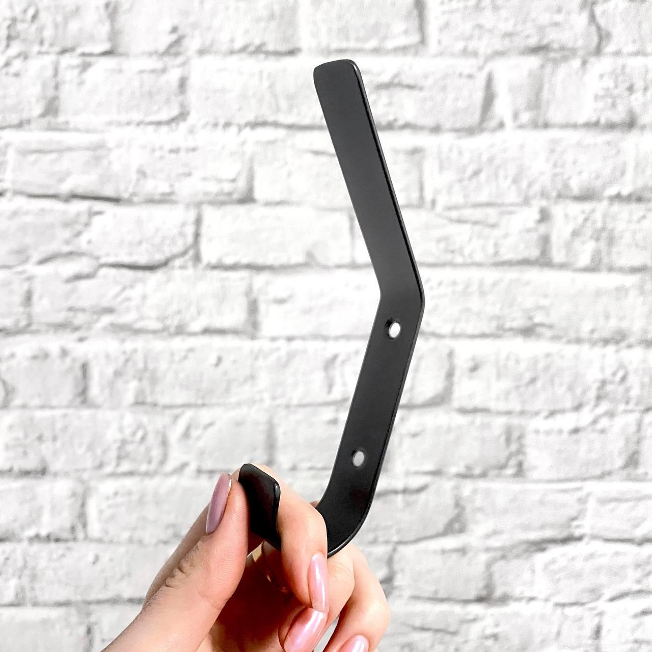 Гачок настінний для одягу Krei металевий Чорний Н 145 мм (КК3002) - фото 5 Гачок настінний для одягу Krei металевий Чорний Н 145 мм (КК3002) - фото 5