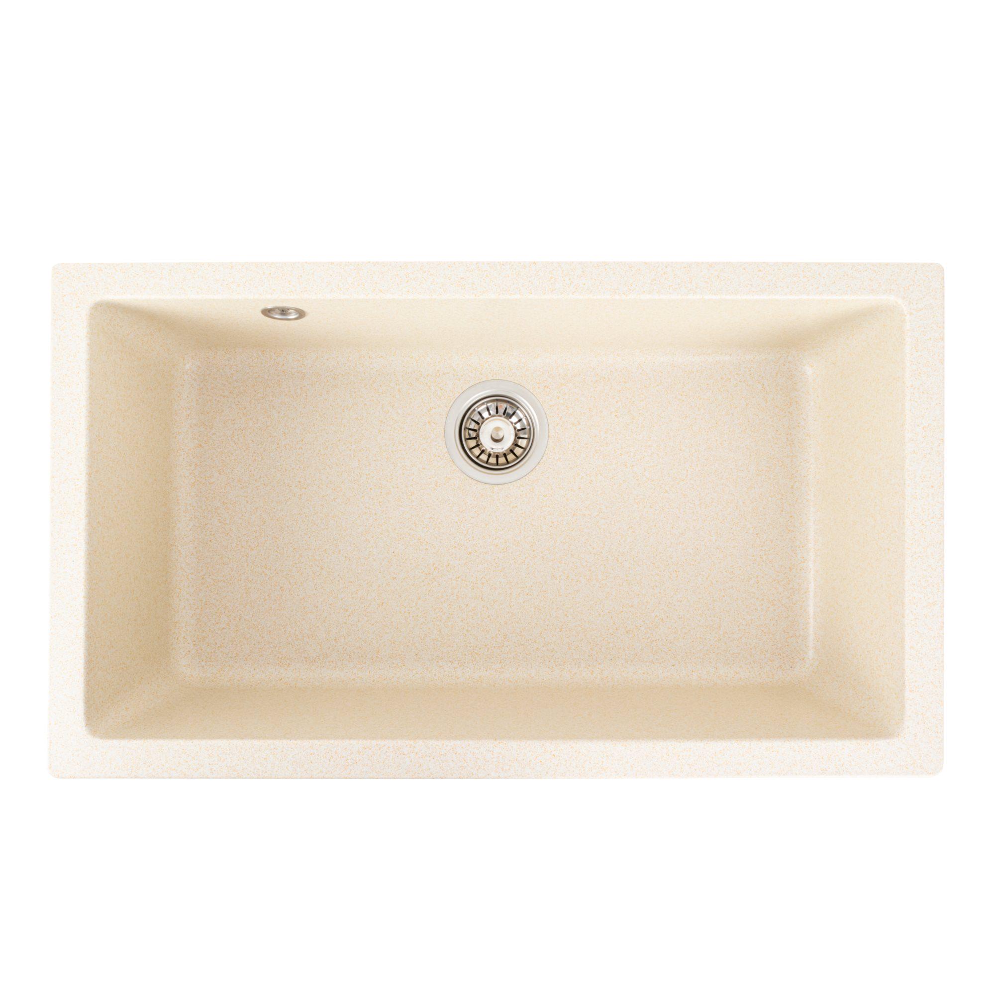 Мийка гранітна для кухні Platinum 7945 Paruana матова Пісок Мийка гранітна для кухні Platinum 7945 Paruana матова Пісок