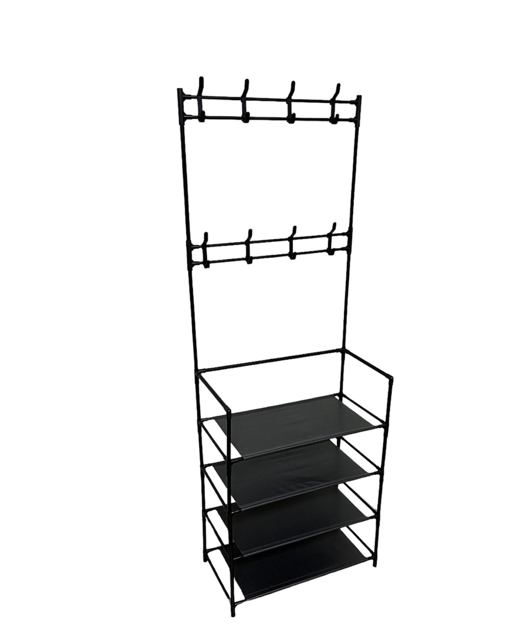 Вішалка для одягу New simple floor clothes rack LK-10 Чорний