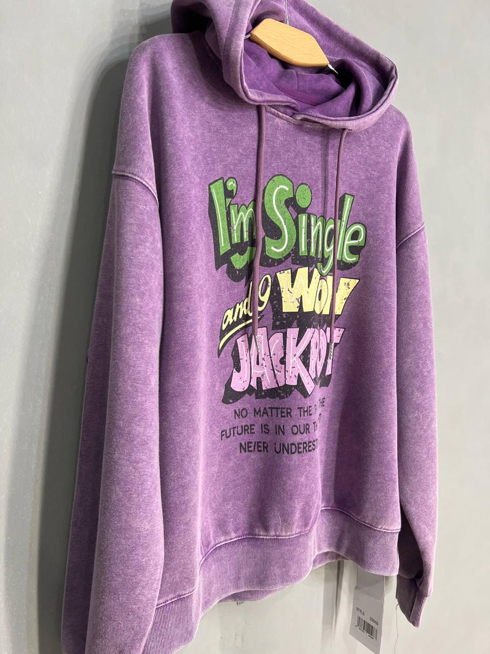 Худі жіночий A-N 25040 подовжений з капюшоном варений тай дай OS Фіолетовий (3433) - фото 8 Худі жіночий A-N 25040 подовжений з капюшоном варений тай дай OS Фіолетовий (3433) - фото 8