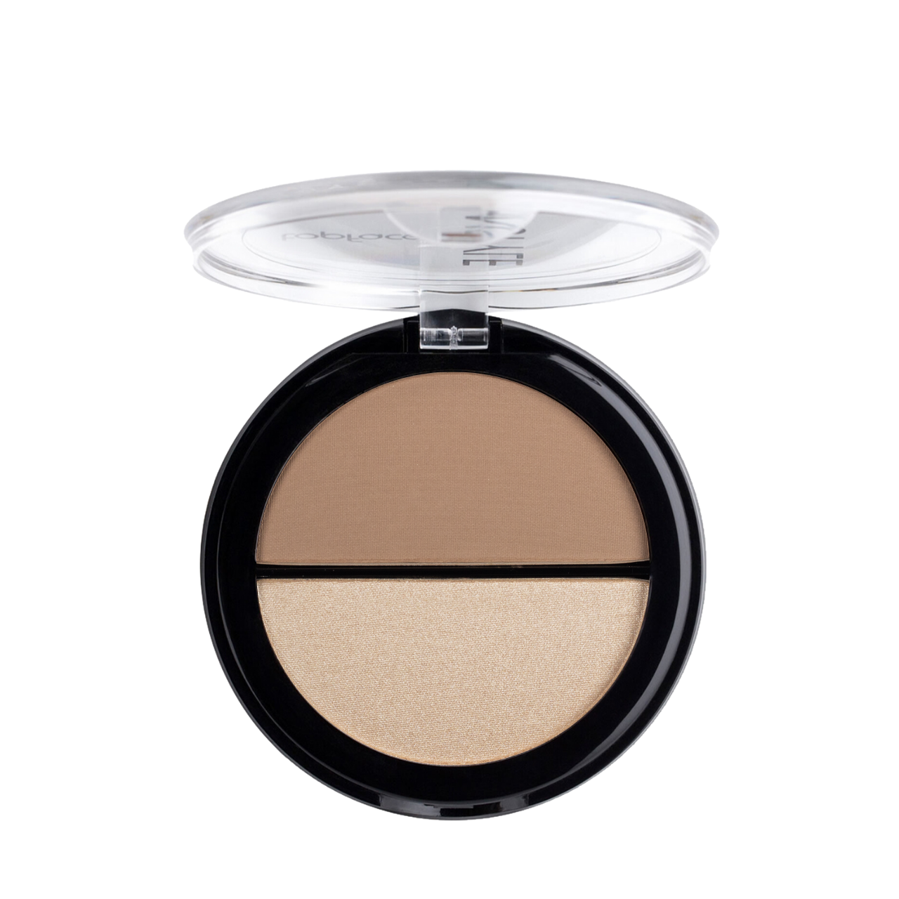 Бронзатор і хайлайтер для обличчя topface Instyle PT262 №01 Бежевий/Світло-бежевий