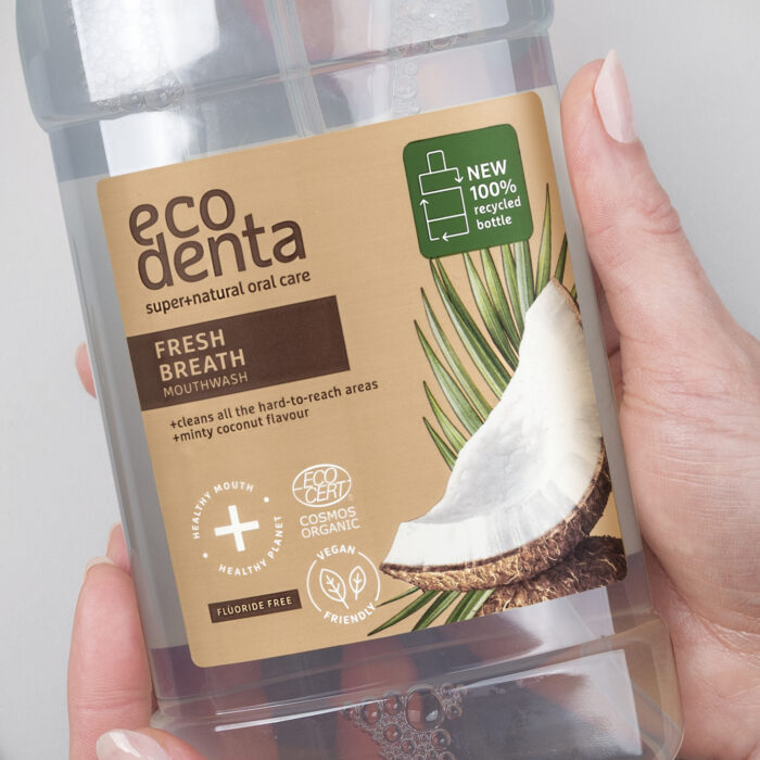 Ополаскиватель для полости рта ECODENTA Organic с мятным кокосом 500 мл - фото 2