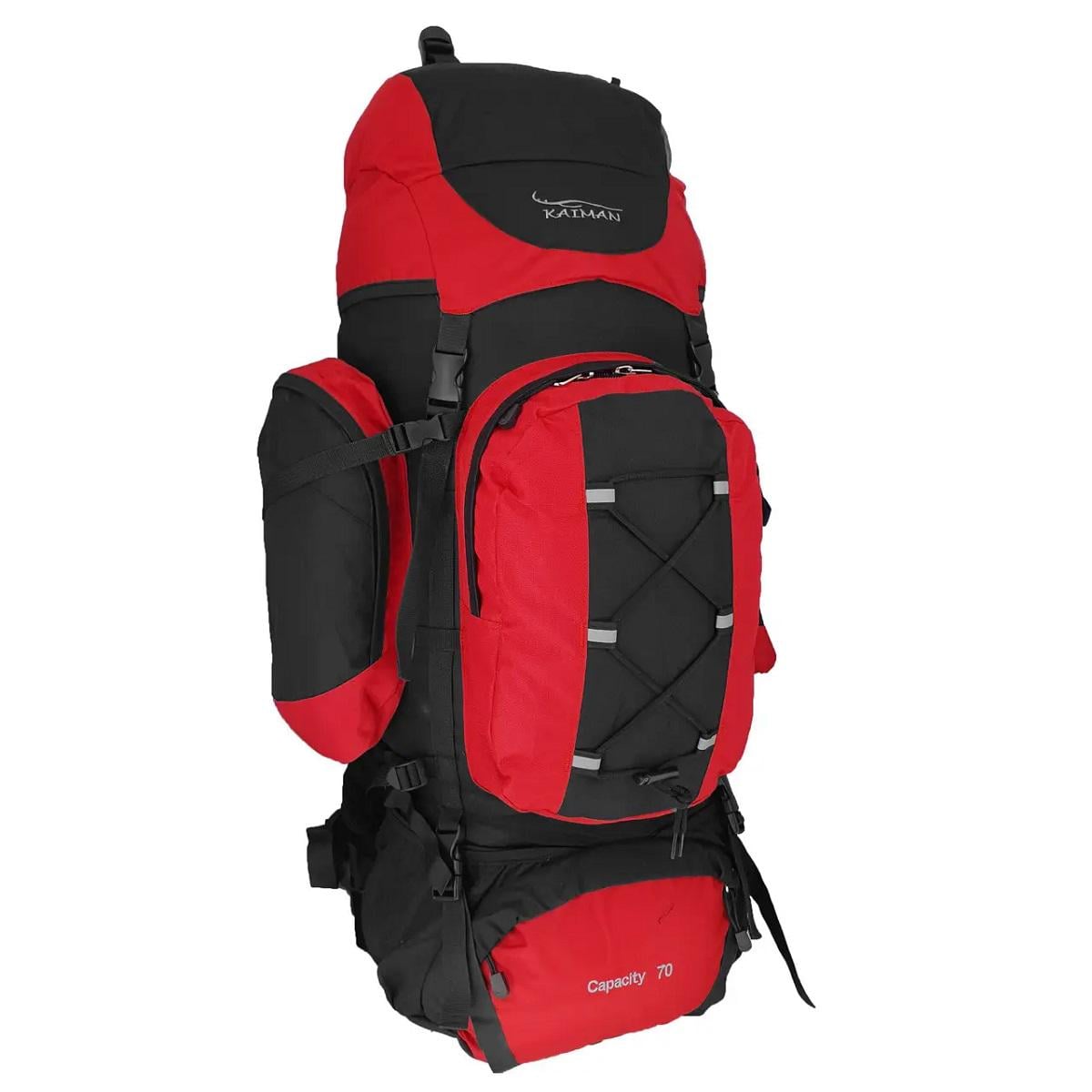 Туристический рюкзак KAIMAN 70 л Черный/Красный (R000290)