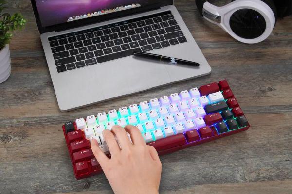 Клавіатура Motospeed BK67 Longhua Red Red (mtbk67rmr) - фото 5 Клавіатура Motospeed BK67 Longhua Red Red (mtbk67rmr) - фото 5