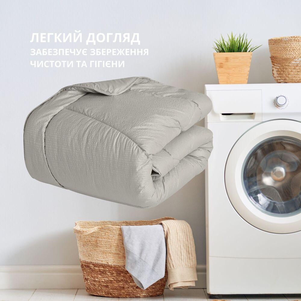 Одеяло летнее IDEIA NORDIC COMFORT антиаллергенное 175х210 см Серый (2134555628) - фото 8