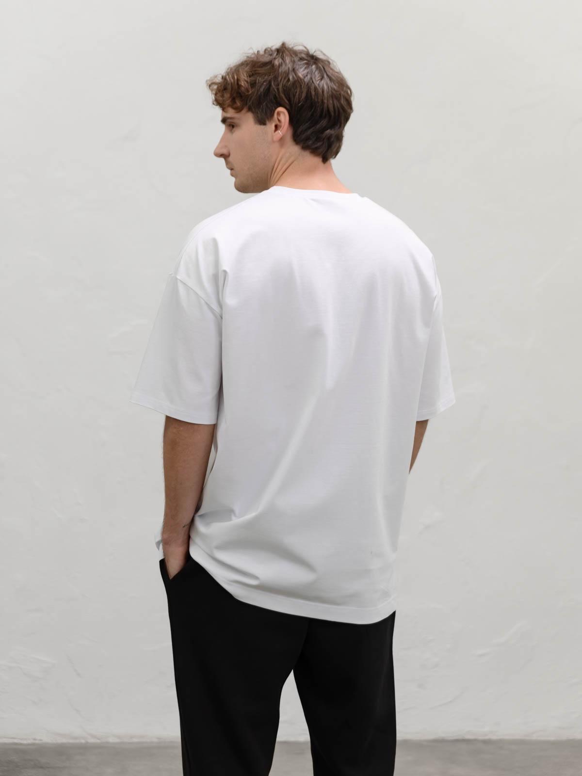 Футболка чоловіча FROMUS M/L Білий (1097-1) - фото 3 Футболка чоловіча FROMUS M/L Білий (1097-1) - фото 3