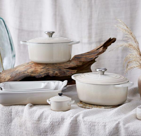 Kаструля Le Creuset Meringue 4,7 л чавунна Beige (21178297164430) - фото 7