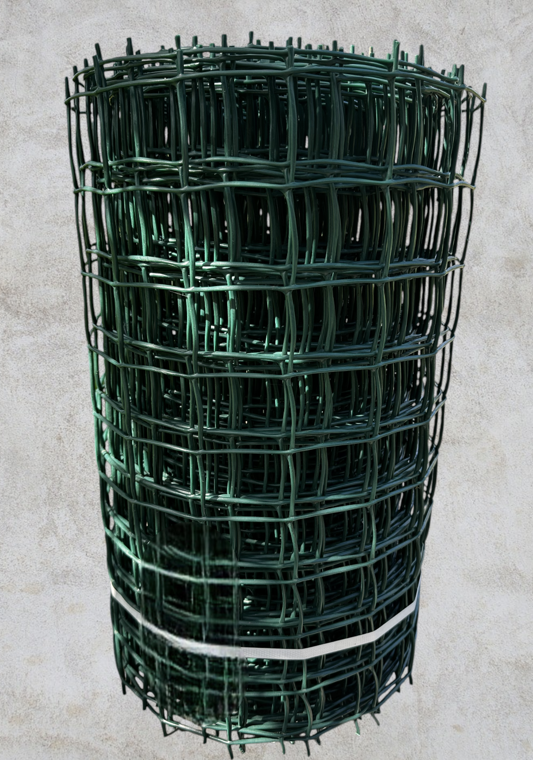 Сетка декоративная Клевер пластиковая 50x50 мм 50 см x 20 м Темно-зеленый (571)