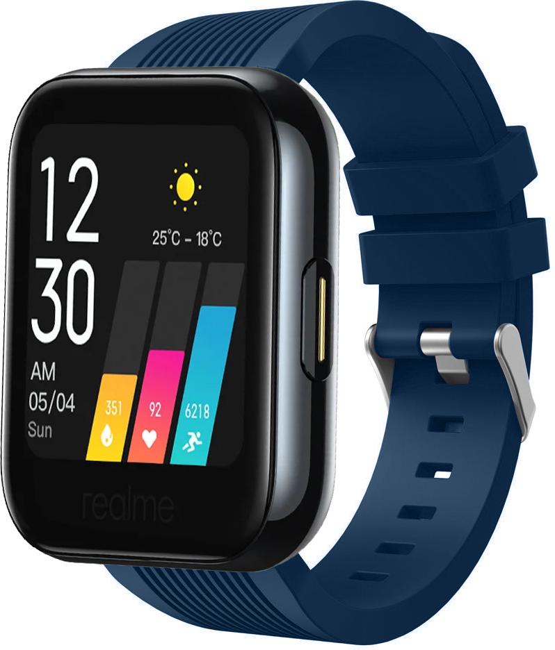 Ремешок Line для Realme Watch Dark Blue (19416) - фото 1 Ремешок Line для Realme Watch Dark Blue (19416) - фото 1