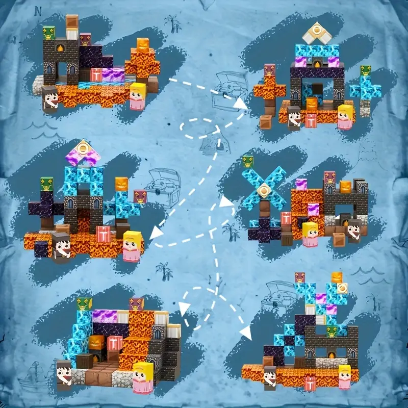 Конструктор магнитный Minecraft Подземелье замка 108 шт. (2698989461) - фото 5 Конструктор магнитный Minecraft Подземелье замка 108 шт. (2698989461) - фото 5