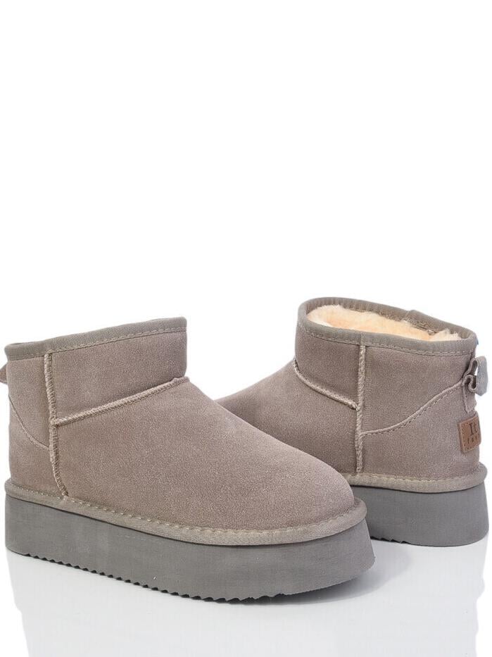 Угги замшевые на овчине ITTS AN801-21 р. 41 Молочно-серый