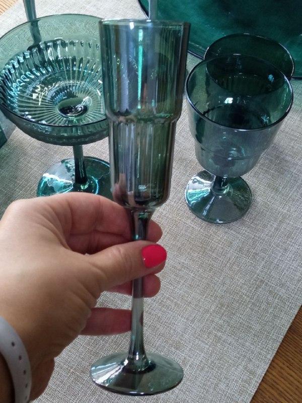 Келих Грінвіль для шампанського 100 мл Бірюзовий (21-432048-2) - фото 6 Келих Грінвіль для шампанського 100 мл Бірюзовий (21-432048-2) - фото 6